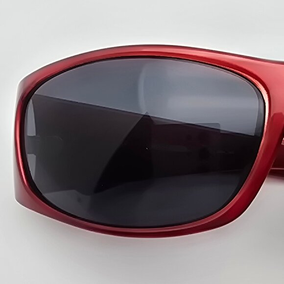 Harley Davidson HDS 5001 BU-3 Gloss Red Frame Grey Lens Sunglasses w/ Case 63mm - Picture 14 of 16